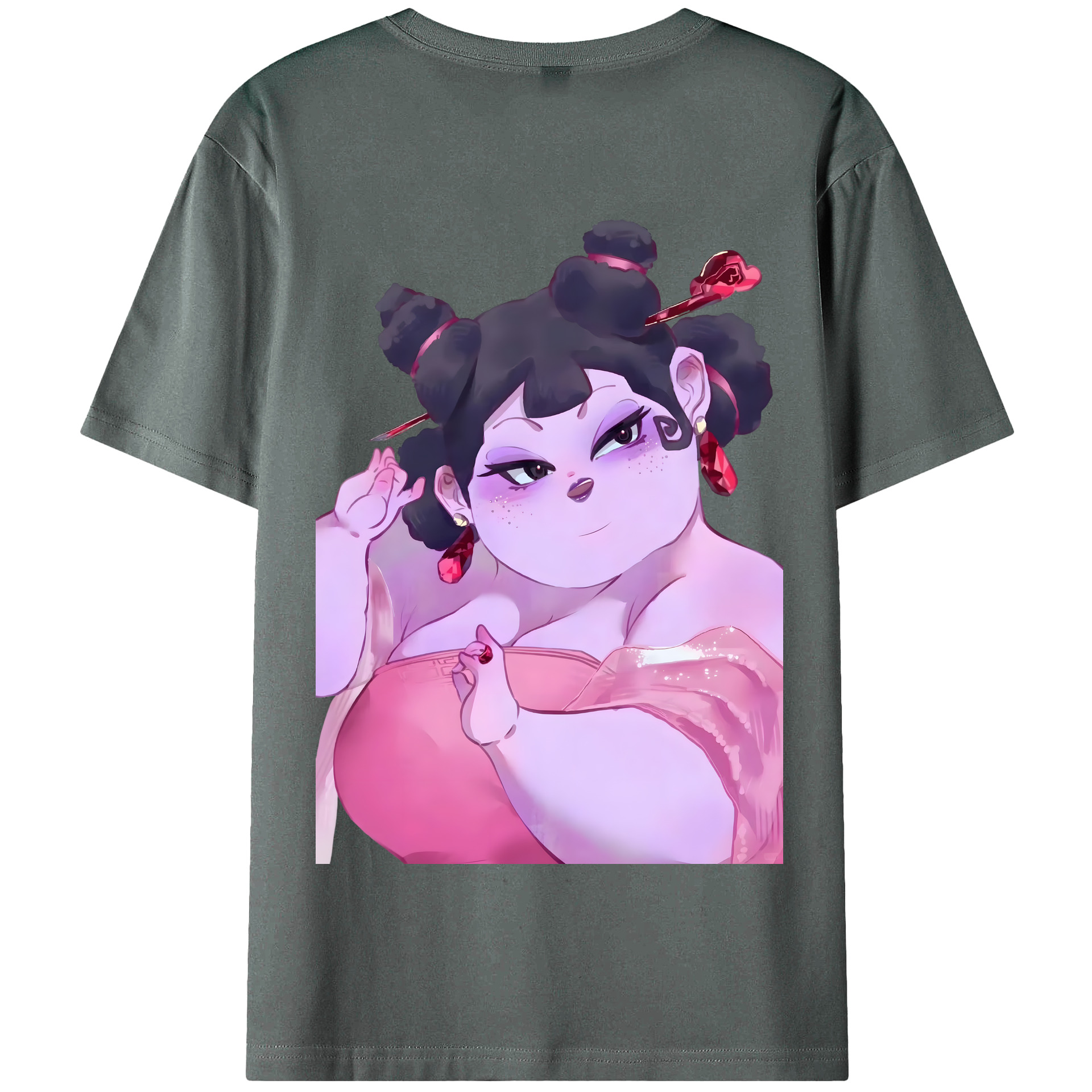 Ne Zha 2 ナタ 魔童の大暴れ 綿100％半袖Tシャツ（背面プリント）